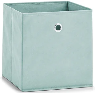 Zeller Pudełko tekstylne, 28x28x28 cm, turkusowe - Pojemniki na zabawki - miniaturka - grafika 2