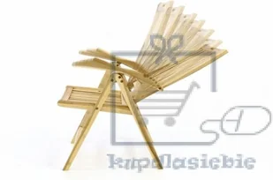 Divero Składane krzesło drewniane - DIVERO - Fotele i krzesła ogrodowe - miniaturka - grafika 7