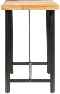 vidaXL 9-cz. zestaw mebli barowych, lite drewno akacjowe i odzyskane - Stoły z krzesłami - miniaturka - grafika 3