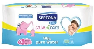 MEDICAL I COTTON MARIUSZ LUBIENIECKI SEPTONA Baby Chusteczki dla niemowląt 99% czystej wody 64 sztuki - Waciki, płatki i patyczki kosmetyczne - miniaturka - grafika 3