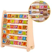 Układanki dla dzieci - Tooky Toy TOOKY TOY Alfabet Nauka Liter Cyfr Liczb Słów ABACUS - miniaturka - grafika 1