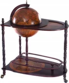 Stojaki na wino - Costway Barek na alkohol globus w stylu vintage HW51940 - miniaturka - grafika 1