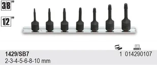 Beta KPL.NASAD.Z K.WYKR.DO SZPILEK2-10MM 7SZT 1429/SB7 - Klucze i nasadki - miniaturka - grafika 2