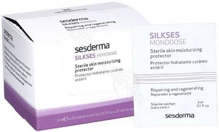 SesDerma Silkses Skin Moisturizing Protector Nawilżający krem ochronny w saszetkach 20 x 3 ml - Kremy do twarzy - miniaturka - grafika 2