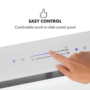 Klarstein Royal Flush Eco 90 Biały (CGCH3-RoyFlush-90WH) - Okapy kuchenne - miniaturka - grafika 5