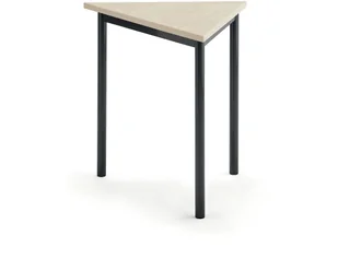 AJ Produkty Biurko SONITUS TRIANGEL, 800x700x720 mm, beżowe linoleum, antracyt - Meble do szkół i przedszkoli AJ Produkty Biurko SONITUS TRIANGEL, 800x700x720 mm, beżowe linoleum, antracyt - Meble do szkół i przedszkoli - miniaturka - grafika 1