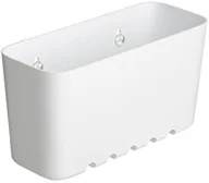 Półki łazienkowe - Tatay TATAY mały regał z przyssawkami, z tworzywa sztucznego, wymiary 20 x 8,5 x 11 cm 4520101 - miniaturka - grafika 1