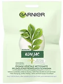 Akcesoria do oczyszczania twarzy - Garnier naturalne kosmetyki Bio Konjac roślinna gąbka do czyszczenia, dwupak (2 x 1 sztuka) - miniaturka - grafika 1