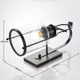 Lindby Lindby Rozalie lampa ścienna, latarnia, czarna - Lampy ścienne - miniaturka - grafika 3