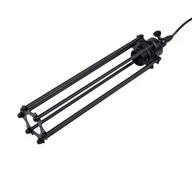 Lampy sufitowe - Abigali Retro LAMPA wisząca RETRO KRS-E27 Abigali industrialna OPRAWA metalowy ZWIS klatka czarna KRS-E27 - miniaturka - grafika 1