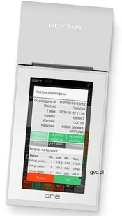 Novitus Kasa fiskalna ONE ONLINE GASTRONOMICZNA biała - Kasy fiskalne - miniaturka - grafika 6