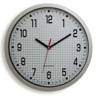 Zegary - Atrix Zegar ścienny srebrny ATE2013A ATE2013A - miniaturka - grafika 1