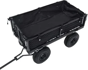 vidaXL Lumarko Wyściółka do wózka ogrodowego, czarna, 86x46x22 cm, tkanina! 92585 - Pozostałe narzędzia ogrodowe - miniaturka - grafika 3