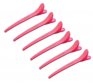 Gepard Klamerki Klipsy Fryzjerskie Proste Solo K-231-WHITE - Pozostałe akcesoria fryzjerskie - miniaturka - grafika 2