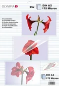 Folie do laminatora - Olympia 9184 foliami do laminowania, 125 Mic, DIN A2, 25 sztuki 4030152091843 - miniaturka - grafika 1