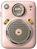 Głośniki przenośne - Divoom Beetles-FM Różowy - miniaturka - grafika 1