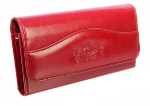 Wilmar (PL) Portfel Damski (PL) Suwak 16 cm Skóra Włoska WZÓR 1 - Portfele - miniaturka - grafika 3