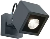 Lampy ogrodowe - Lucide Elewacyjna LAMPA ścienna FOCUS 752470 zewnętrzna OPRAWA reflektorek LED 6W kostka IP54 ciemnoszara 752470 - miniaturka - grafika 1