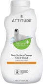 Inne artykuły czyszczące - Attitude Płyn do mycia podłóg drewno i terakota Skórka Cytrynowa Citrus Zest 1050 ml ATT05101 - miniaturka - grafika 1