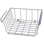 Meble modułowe i akcesoria - KOSZYK PÓŁKA REGALIK PODWIESZANY szary 36 x 25 x12 - miniaturka - grafika 1