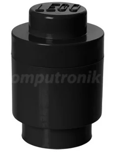 POLTOP LEGO. 40301733 Okrągły pojemnik, czarny - Pojemniki na zabawki - miniaturka - grafika 2