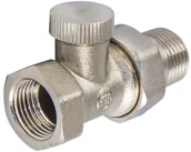 Akcesoria grzewcze - Schlosser Zawór grzejnikowy powrotny PROSTY 1/2"" - miniaturka - grafika 1