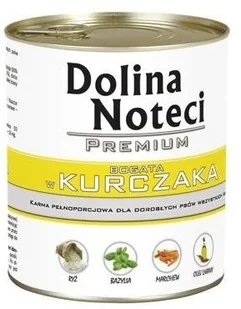 Dolina Noteci PREMIUM bogata w kurczaka 800g - Mokra karma dla psów - miniaturka - grafika 3