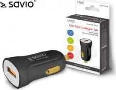 SAVIO SA-05/B Ładowarka samochodowa ze wsparciem Quick Charge 3.0 - Ładowarki samochodowe - miniaturka - grafika 6