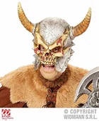 Stroje karnawałowe - WIDMANN Andreas 00411 maska Wikingowie z rogów dla dorosłych, srebrny - miniaturka - grafika 1