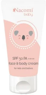 NACOMI BABY FACE & BODY CREAM SPF 50 KREM DO TWARZY I CIAŁA DLA DZIECI OD 6 MIESIĄCA 50ML - Kremy dla dzieci NACOMI BABY FACE & BODY CREAM SPF 50 KREM DO TWARZY I CIAŁA DLA DZIECI OD 6 MIESIĄCA 50ML - Kremy dla dzieci - miniaturka - grafika 3