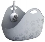 Kuwety dla kotów - Nowość! Litter Locker Kuweta Dla Kota 57 CM Szara! - miniaturka - grafika 1