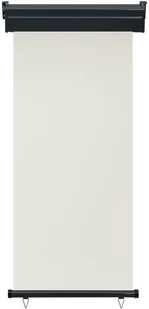 vidaXL Markiza boczna na balkon, 80 x 250 cm, kremowa vidaXL - Markizy - miniaturka - grafika 2