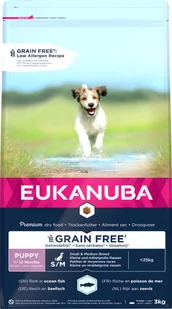 Eukanuba Puppy&Junior Small/Medium Grain Free 3kg - Sucha karma dla psów - miniaturka - grafika 2