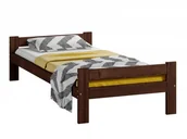 Łóżka - Magnat Meble Łóżko drewniane Prima 80x200 eko orzech - miniaturka - grafika 1