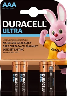 Baterie alkaliczne DURACELL Ultra Power AAA/LR03, 4 szt. - Baterie i akcesoria - miniaturka - grafika 2