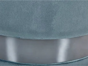 Beliani Zestaw 2 pufów ze schowkiem welurowy niebieski DORIS - Taborety i hokery - miniaturka - grafika 6