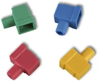 Kostki, złączki, wtyczki - Karlik ZŁĄCZKI Złączka śrubowa (czerwona, niebieska, zielona, żółta) Z-1, kolor czerwony, niebieski, zielony, żółty Z-1 - miniaturka - grafika 1