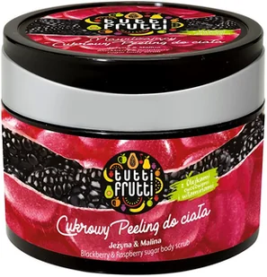 Tutti Frutti Jeżyna & Malina cukrowy peeling do ciała 300g - Peelingi do ciała - miniaturka - grafika 3
