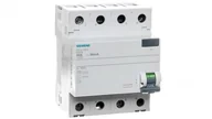 Bezpieczniki elektryczne - Siemens Wyłącznik różnicowoprądowy 4P 80A 0,03A typ AC 5SV4347-0 5SV4347-0 - miniaturka - grafika 1