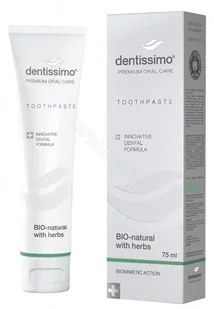 Dentissimo Bio-Natural With Herbs - Naturalna pasta o wyjątkowym składzie, 75 ml, NOWOŚĆ! Pas000204 - Pasty do zębów - miniaturka - grafika 2