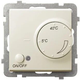 Ospel Regulator elektroniczny SONATA MODUŁ temperatury ecru RTP-1R/m/27 - Regulatory i termostaty - miniaturka - grafika 2