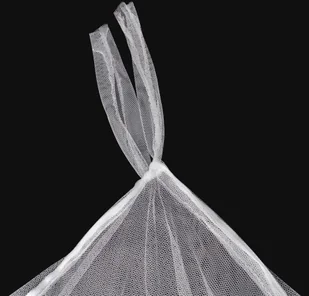 vidaXL vidaXL Prostokątna moskitiera nad łóżko z 3 wejściami (x2) - Akcesoria turystyczne - miniaturka - grafika 7