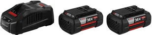 Bosch BOSCH_elektonarzedzia BOSCH_elektonarzedzia Akumulator 2 x GBA 36V 6,0Ah Ładowarka GAL 3680 CV - Pozostałe wyposażenie warsztatu - miniaturka - grafika 2