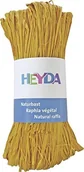Rękodzieło - Heyda Heyda Naturalny bast w kropki żółty 204887790 - miniaturka - grafika 1