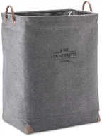 Kosze na bieliznę - Aquanova Kosz na pranie LUBIN grey - miniaturka - grafika 1