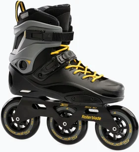 Rolki Rollerblade RB 110 3WD BLK/SAFFR/YE - Rolki - miniaturka - grafika 3