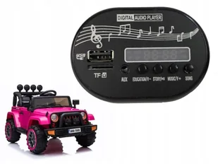 Panel muzyczny do auta na Akumulator BRD-7588 - Akcesoria rowerowe - miniaturka - grafika 6