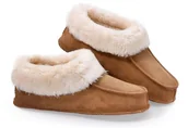 Kapcie damskie - Maximex Domowe kapcie ciepłe skórzane antypoślizgowe z wyściółką S 36-38 9936982500-S - miniaturka - grafika 1