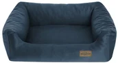 Legowiska dla psów - Recobed Kanapa Welur PLUS granat rozmiar M: 80 x 65 cm - miniaturka - grafika 1