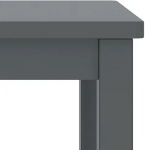 vidaXL Lumarko Szafka nocna, ciemnoszara, 35x30x47 cm, lite drewno sosnowe 322214 - Szafki nocne - miniaturka - grafika 4